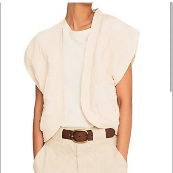 Ba&sh Nahia Crepe Jacket/Vest